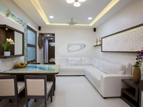 2BHK flat interior design at Kamothe for Mr Sharvan