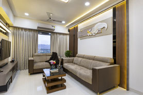Mr Anand Hiremath residence interior design at Airoli