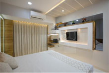3bhk apartment Interior designers in juinagar