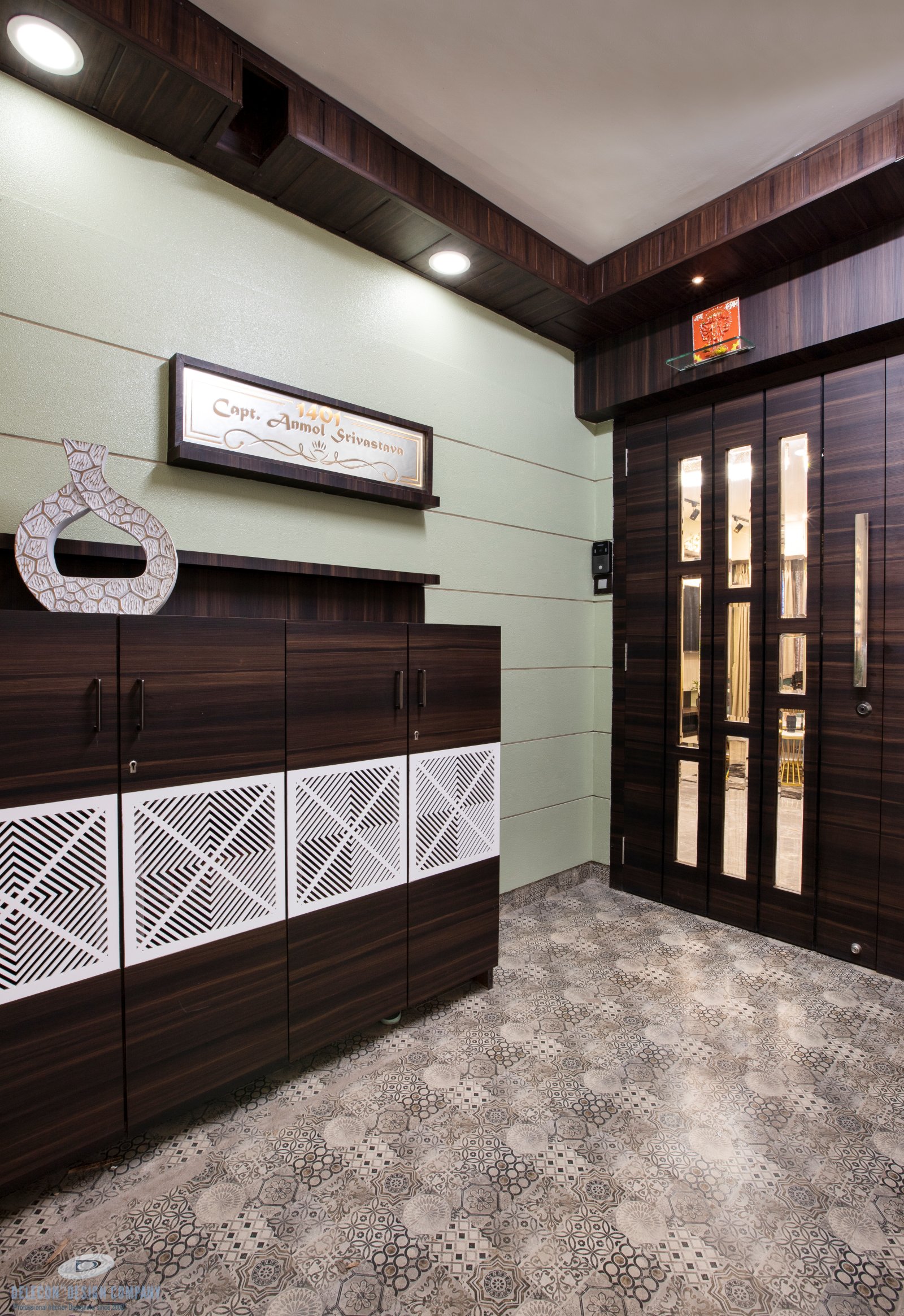 Luxury main entrance design at Sai World City Panvel