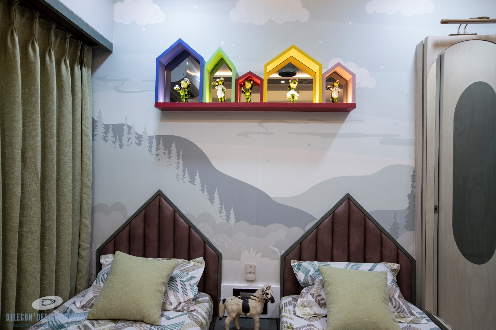 Kids study area interior