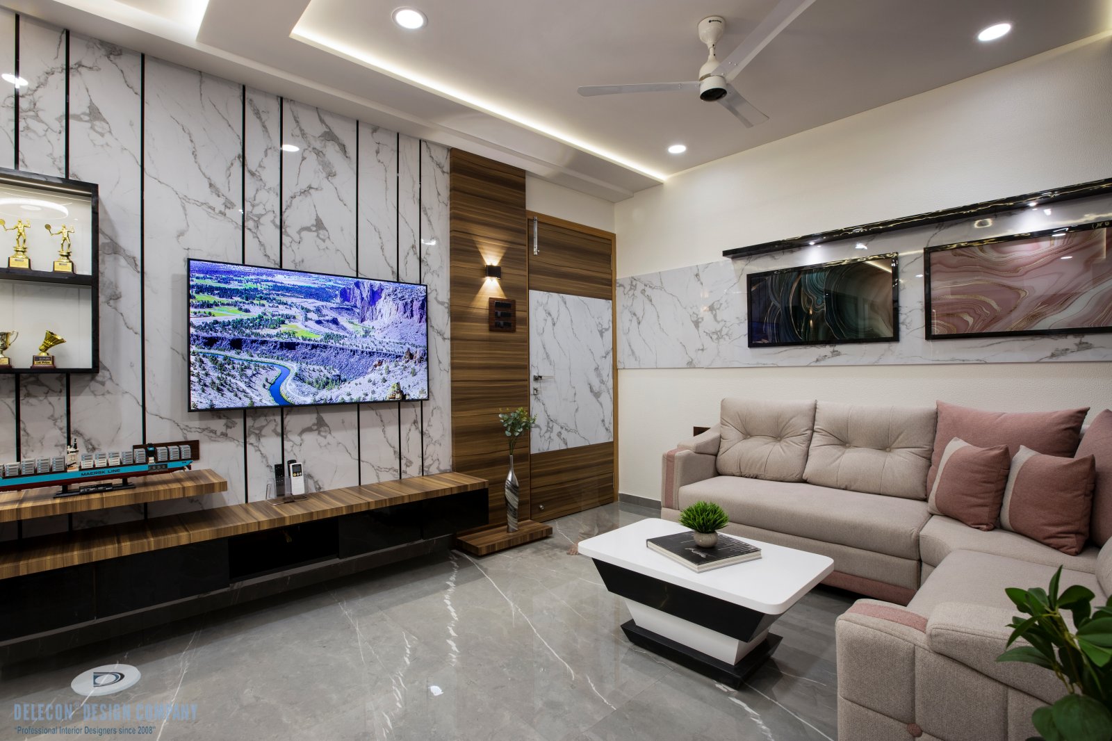 Wide living space view at Bhagwati Greens, Kharghar