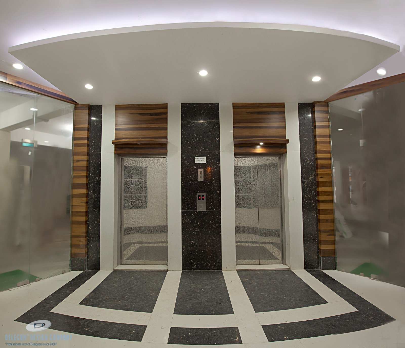 Building lobby and clubhouse interior design in Navi Mumbai