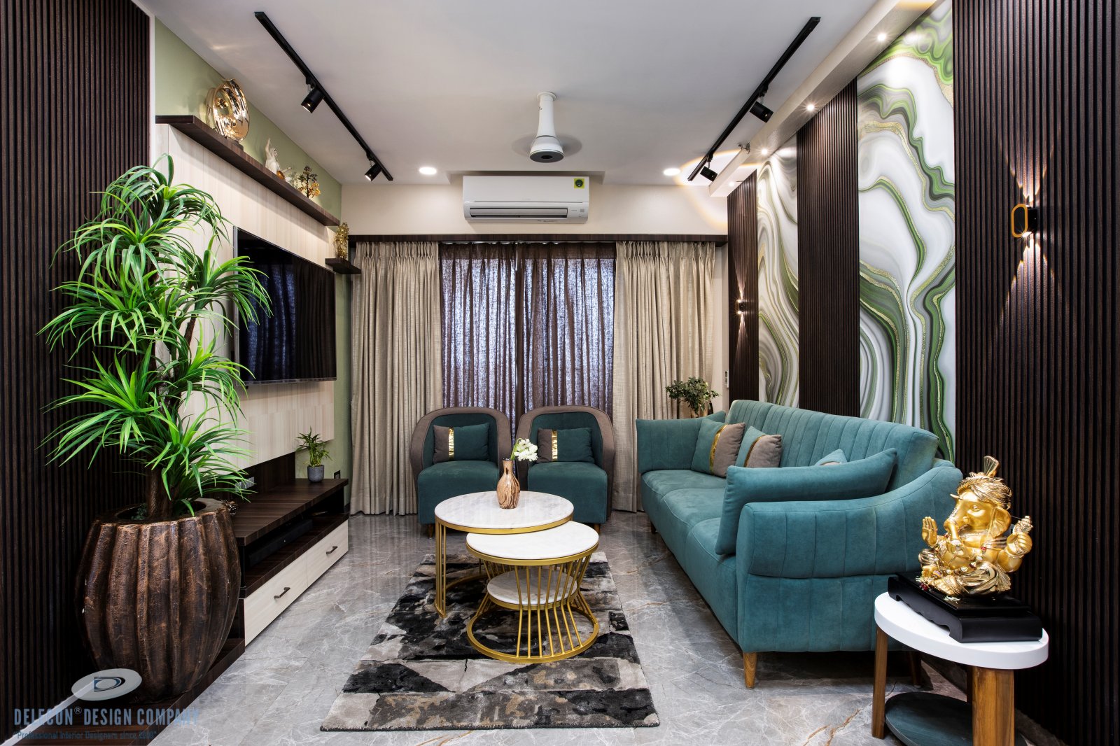 Living room design by DELECON