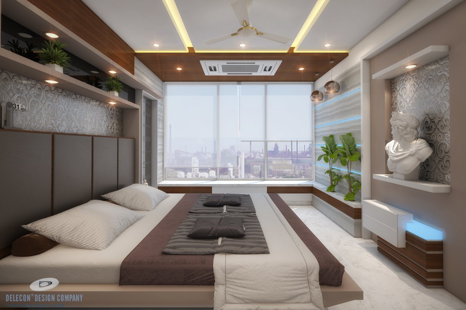 Tile setting and alignment work on site