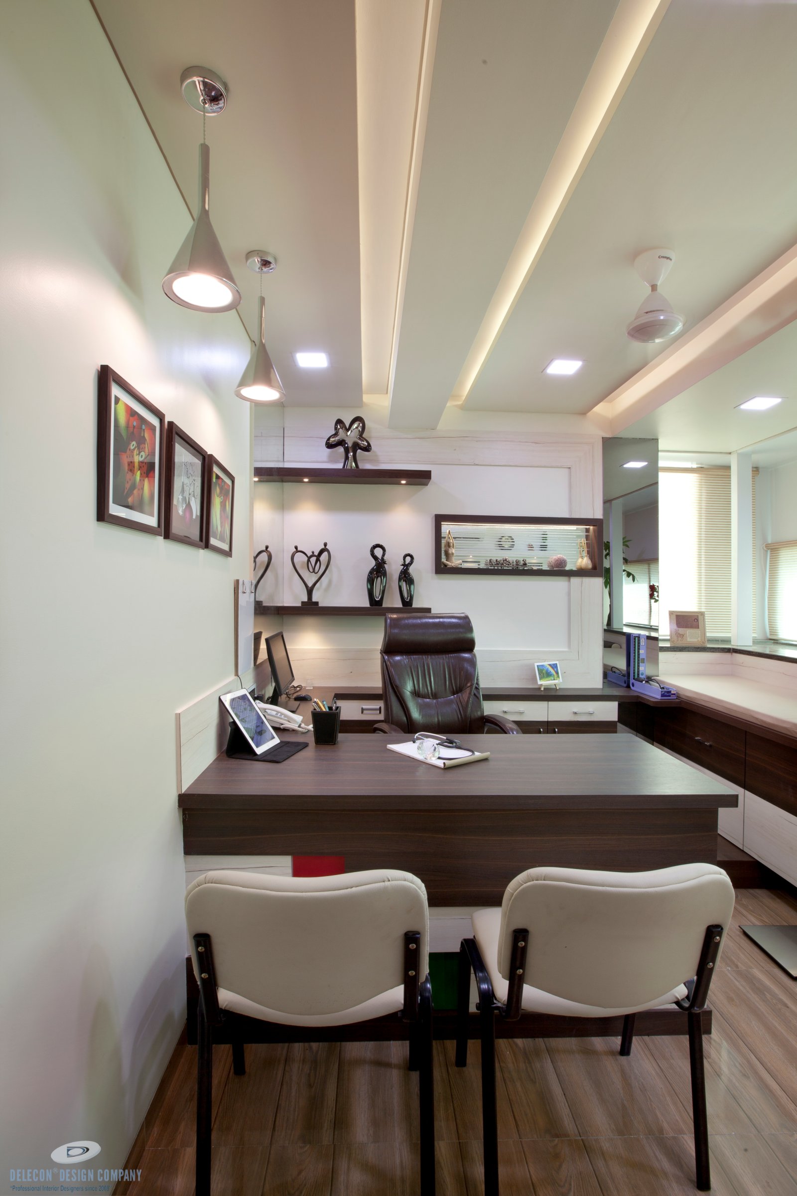 Chief doctor cabin interior overview