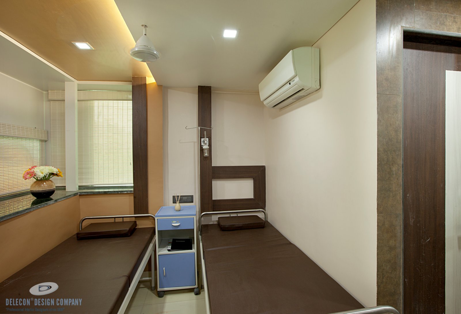 Hospital deluxe patient room interior design