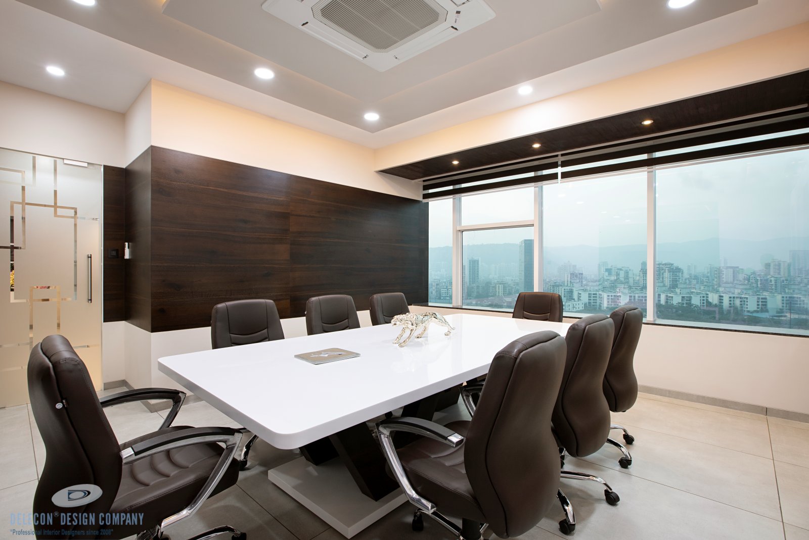 Board room interior design for Millennium Group executive office in Navi Mumbai