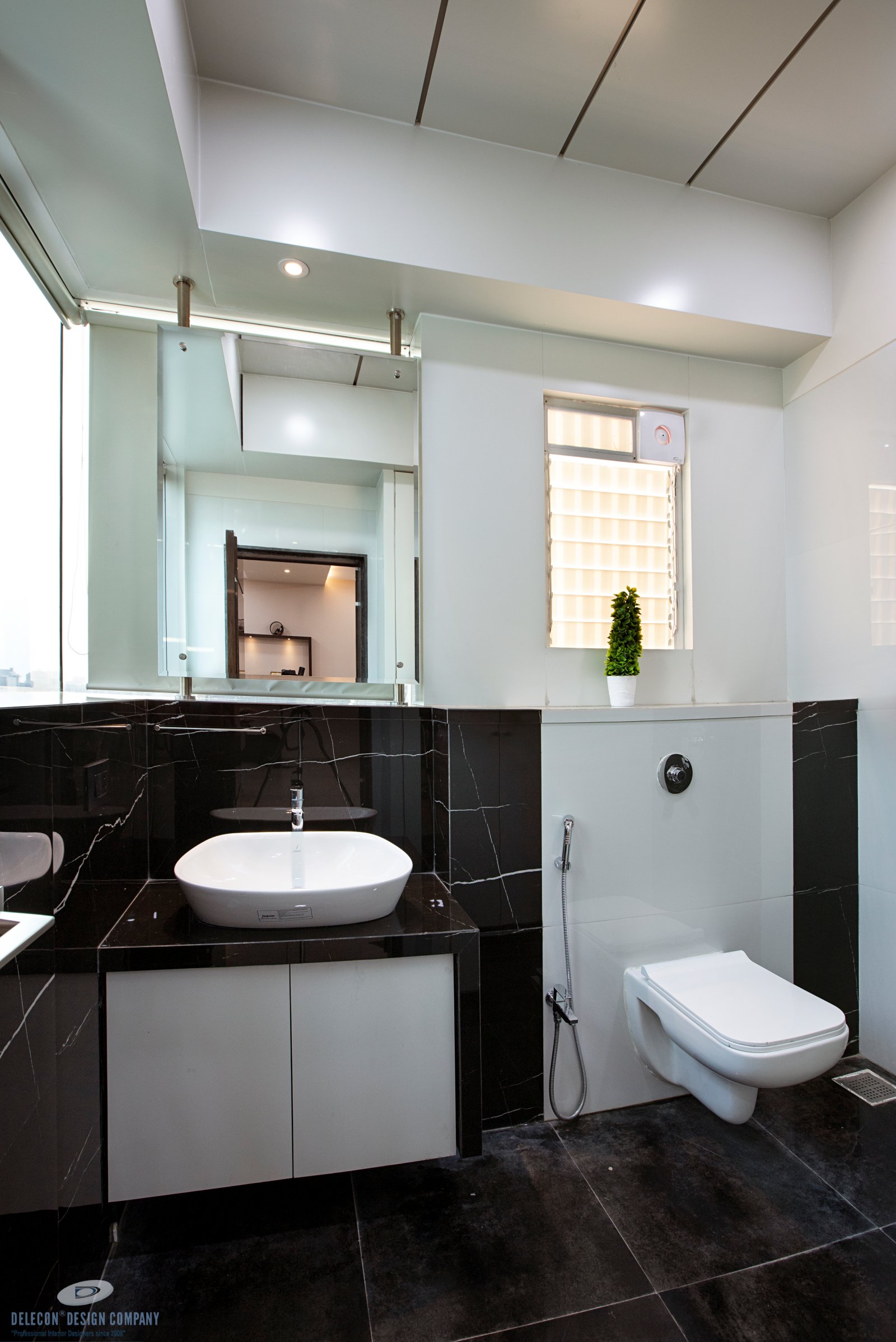 Director washroom design view 3 at Millennium Group office