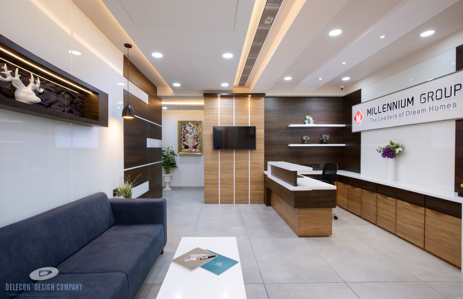 Millennium Group Office interior design at Kharghar