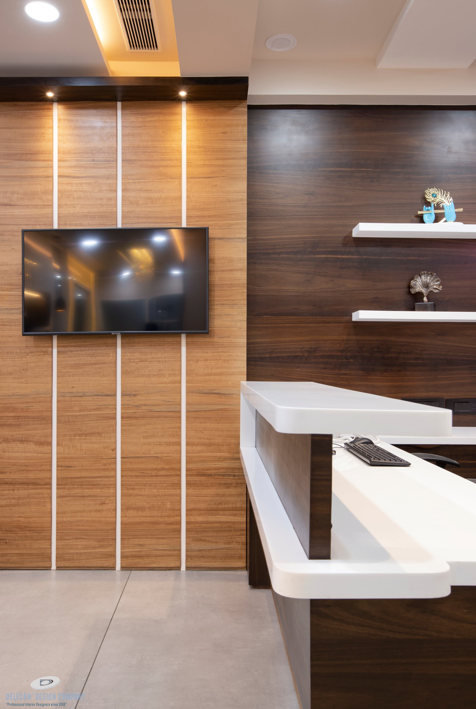 Reception lobby comprehensive wide view for Millennium Group