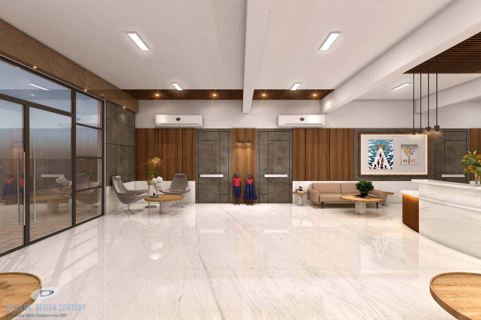 School office interior design Karnataka