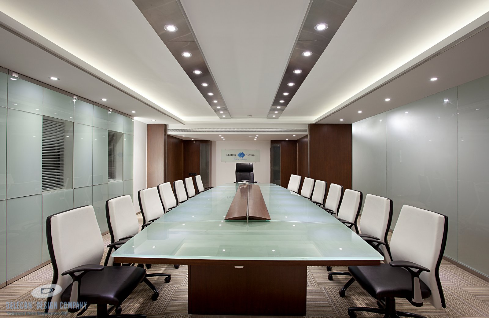 Board room interior design at Shelton Group corporate head office Mumbai
