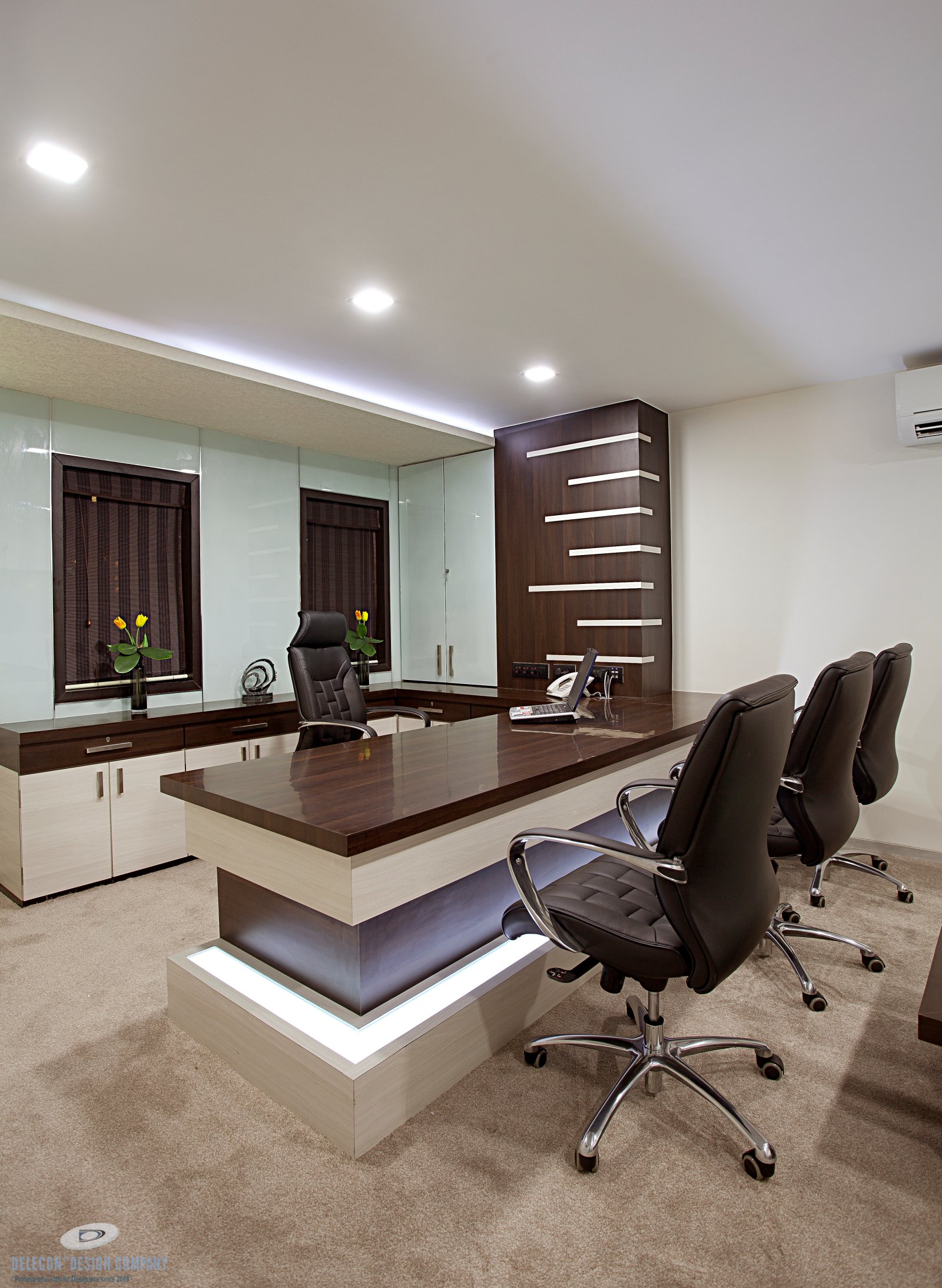 Director cabin alternative view in Shelton Group head office Mumbai