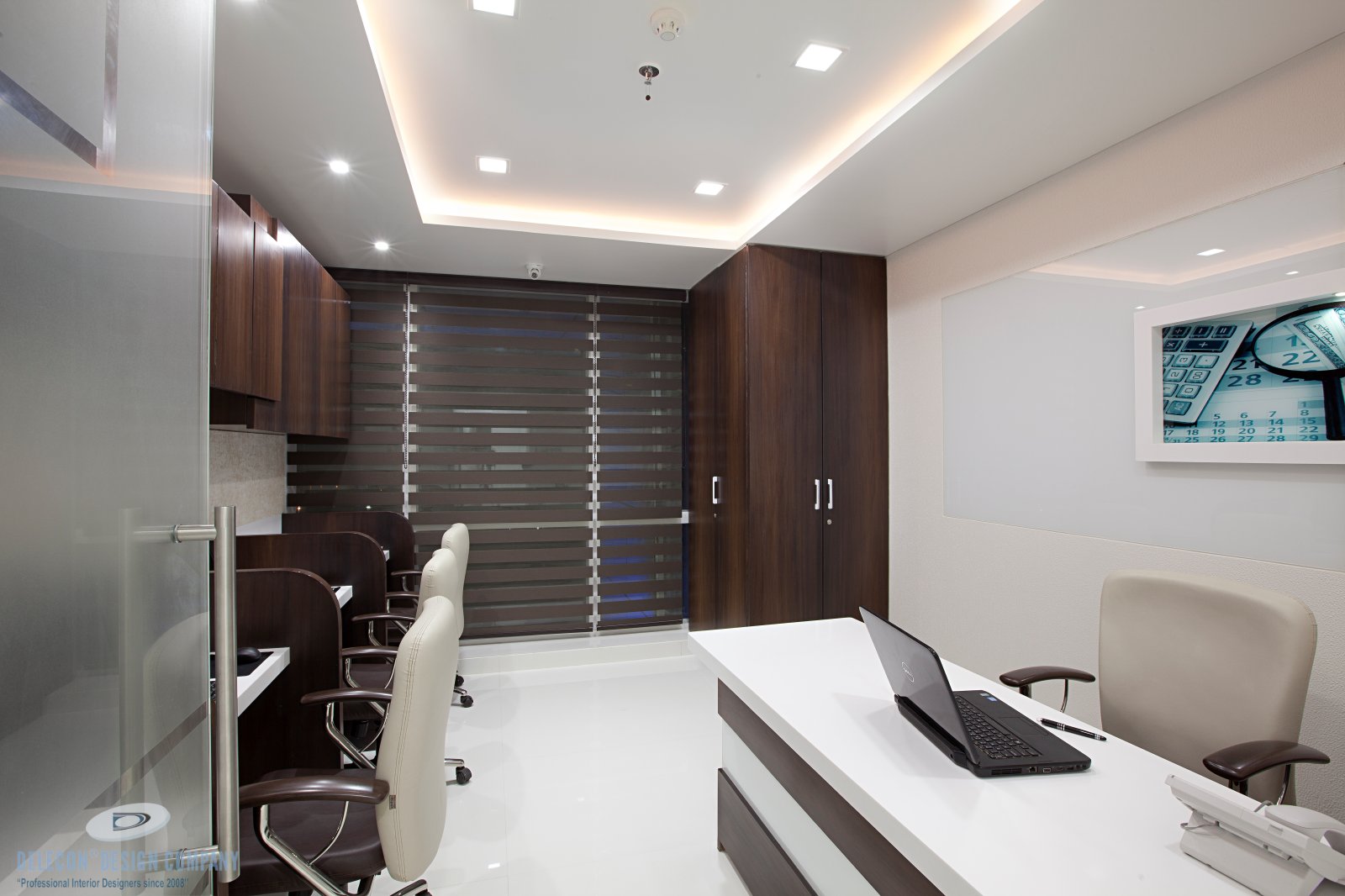 Accounts cabin interior design at Belapur office
