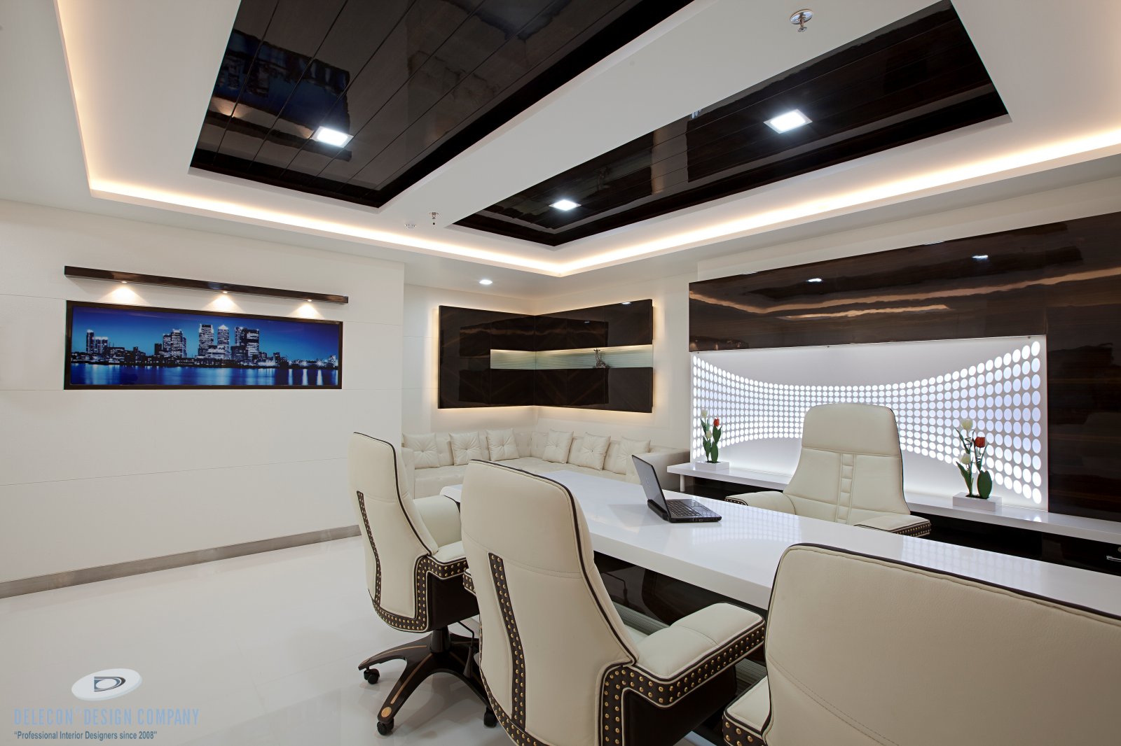 Director cabin back storage and display unit